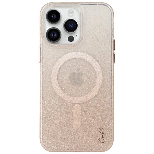 Чехол Uniq COEHL Lumino MagSafe для iPhone 14 Pro, шампанское (Champagne Gold) (IP6.1P(2022)-LUMCGLD)