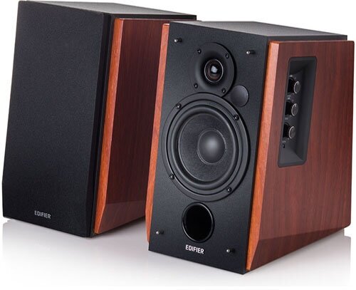 Колонки Edifier R1700BT Brown мощность 66 Вт, Bluetooth v5 дерево