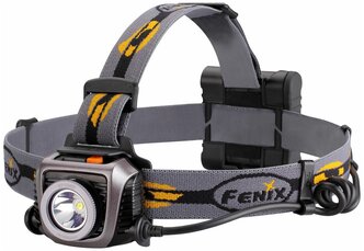 Налобный фонарь Fenix HP15UE серый