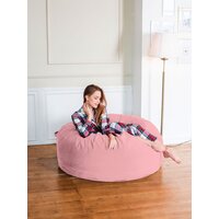 Кресло-мешок Bubble bag 120x60 см, XL Пуф, Розовый