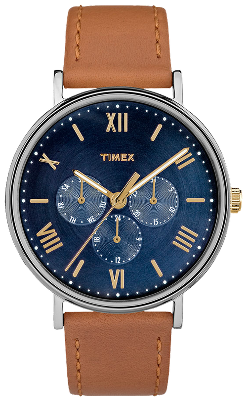 Наручные часы TIMEX TW2R29100RY, бежевый, серебряный