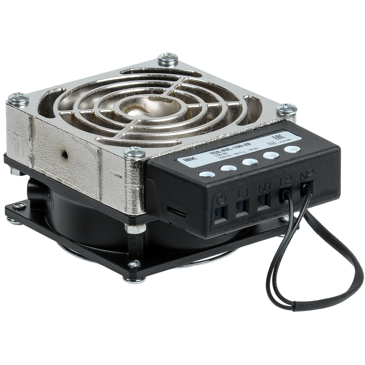 Обогреватель (встр. вентилятор) 400 Вт IP20 IEK YCE-HVL-400-20 (1 шт.)