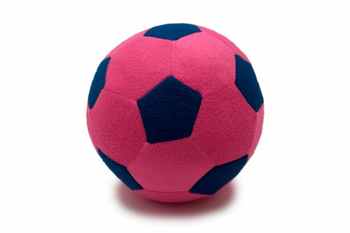 Мягкая игрушка Magic Bear Toys Мяч цвет розовый/синий диаметр 23 см