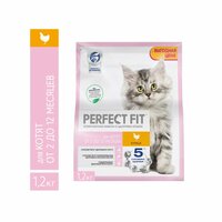 Корм для котят PERFECT FIT курица сух. 1,2кг