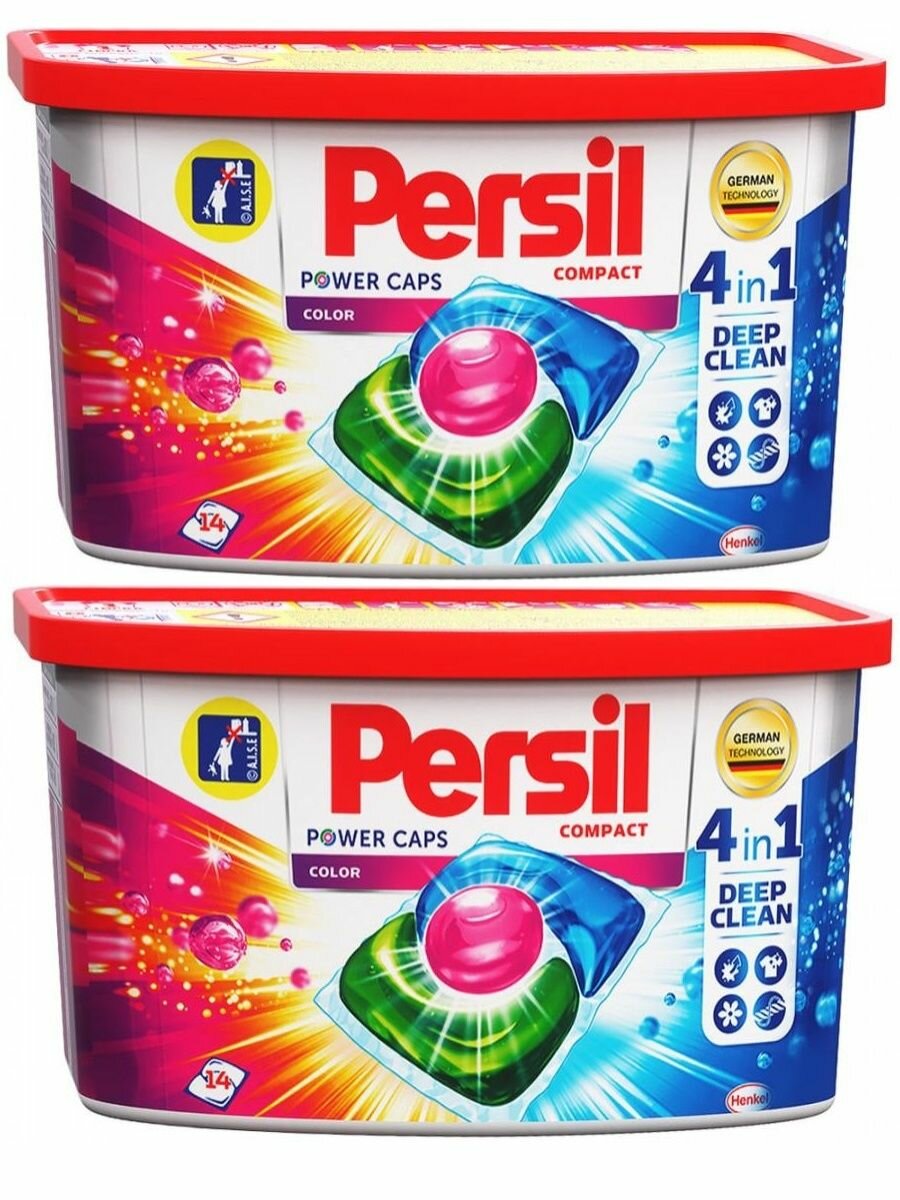 Капсулы для стирки Persil Color, 14 шт х 2 (28 шт)