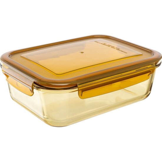 Контейнер Smart Solutions для хранения и переноски продуктов 15 л янтарного цвета