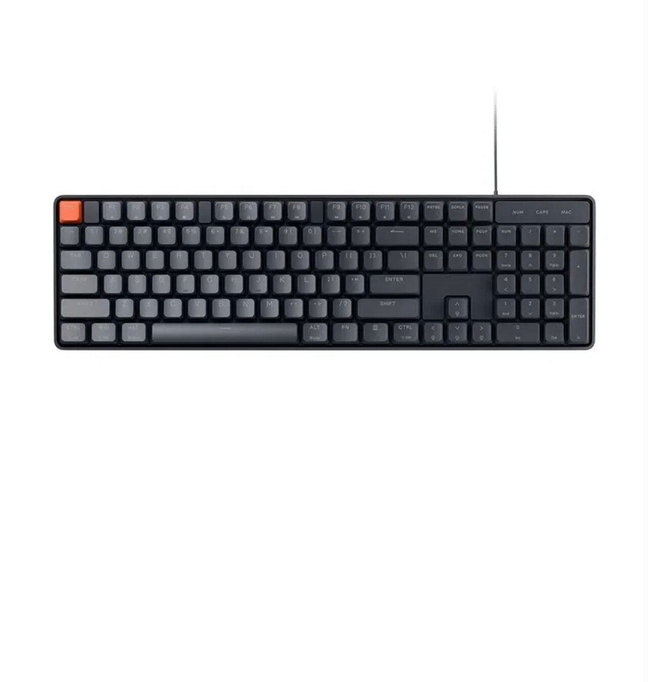 Механическая проводная клавиатура Xiaomi Wired Mechanical Keyboard (JXJP01MW) Red Switc black