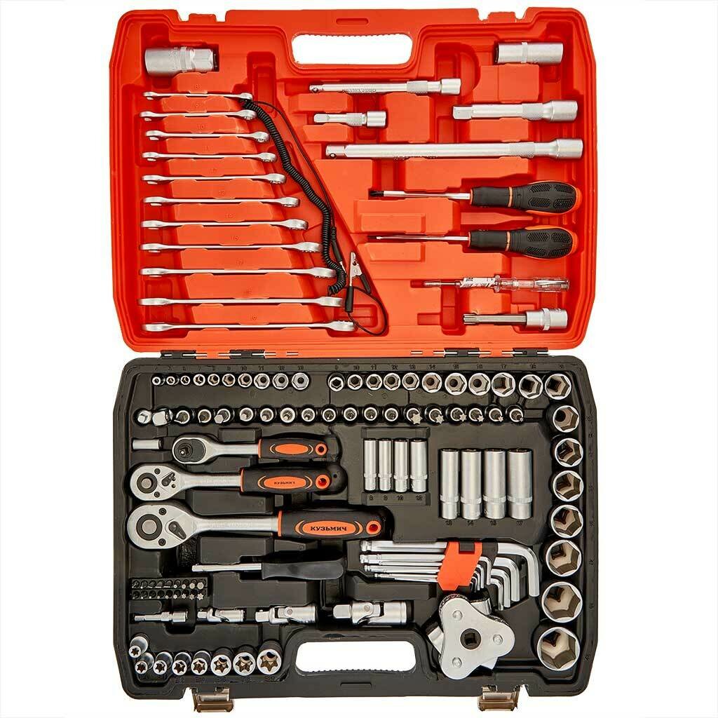 фото Набор инструментов в кейсе кузьмич НИК-032/121, 121 предмет