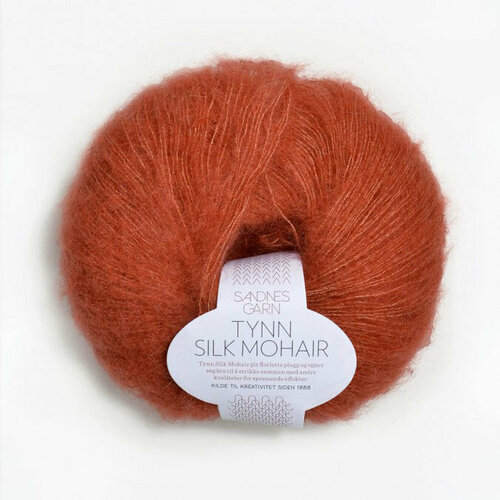 Пряжа для вязания Sandnes Garn Tynn Silk Mohair (3835 Terrakotta) пряжа для вязания sandnes garn tynn silk mohair 4628 magenta