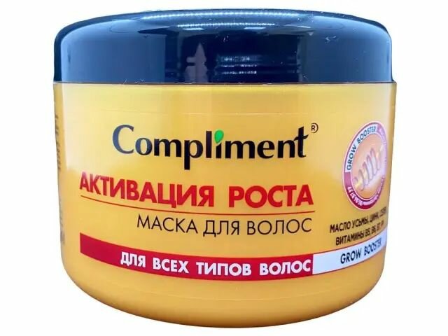 Маска для волос Compliment Grow Booster Активация роста, 500 мл - фото №6