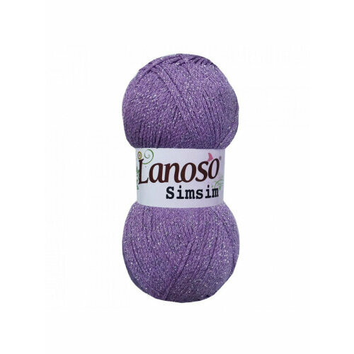 Lanoso Sim Sim 947 сирень пряжа lanoso пряжа lanoso kybele цвет 909 темно серый