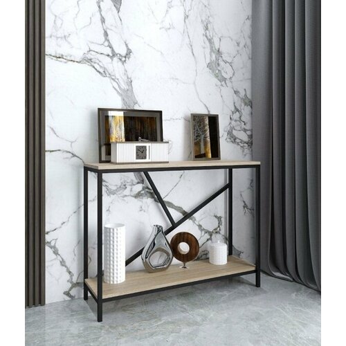 Стеллаж Консоль №2 ARSCOMGROUP сонома черный