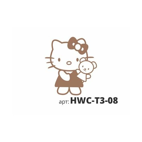 Трафарет Виниловый STMDECOR HELLO KITTY HWC-T3-08 300*300*0.4 мм.