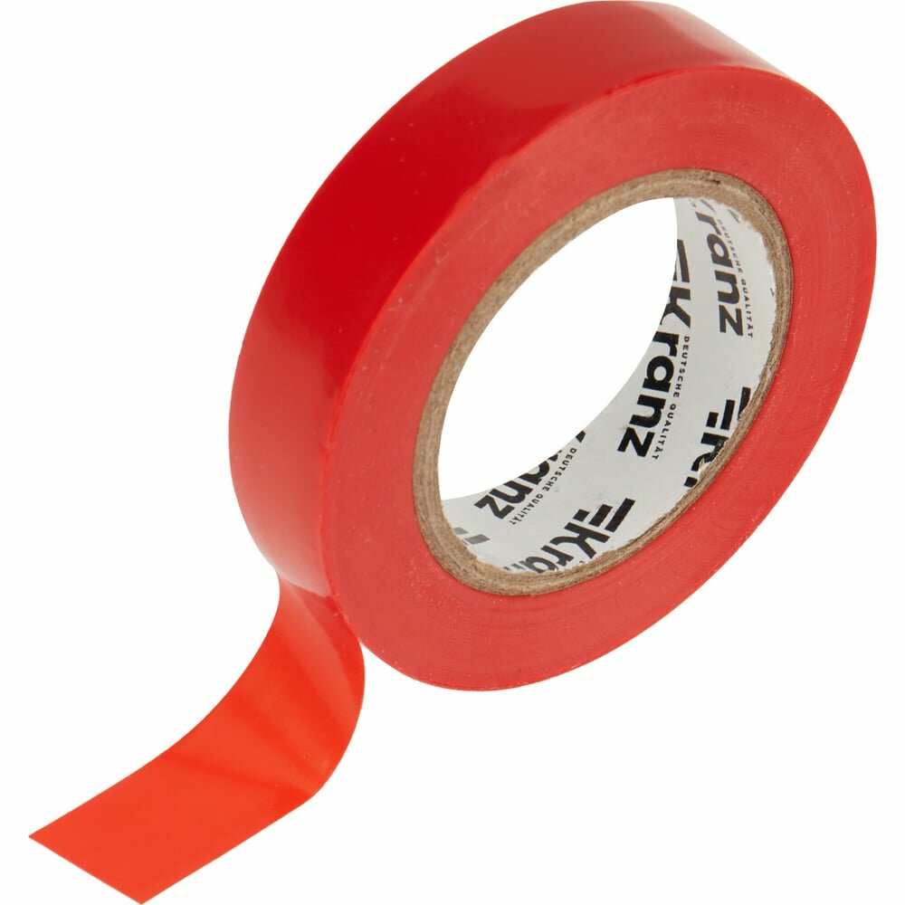 Изолента ПВХ KRANZ 013х15 мм 20 м красная KR-09-2604