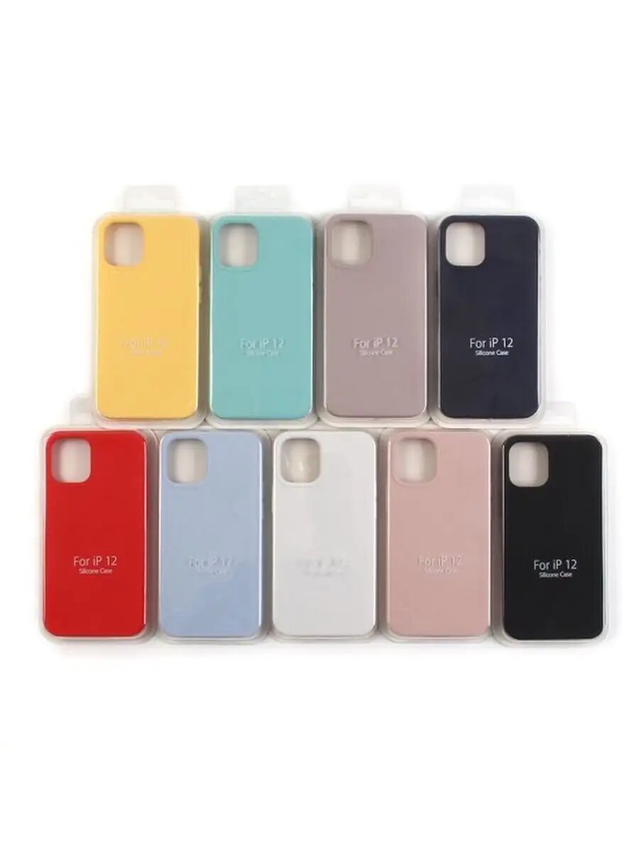 Силиконовый чехол на iPhone 12 Mini / Айфон 12 мини