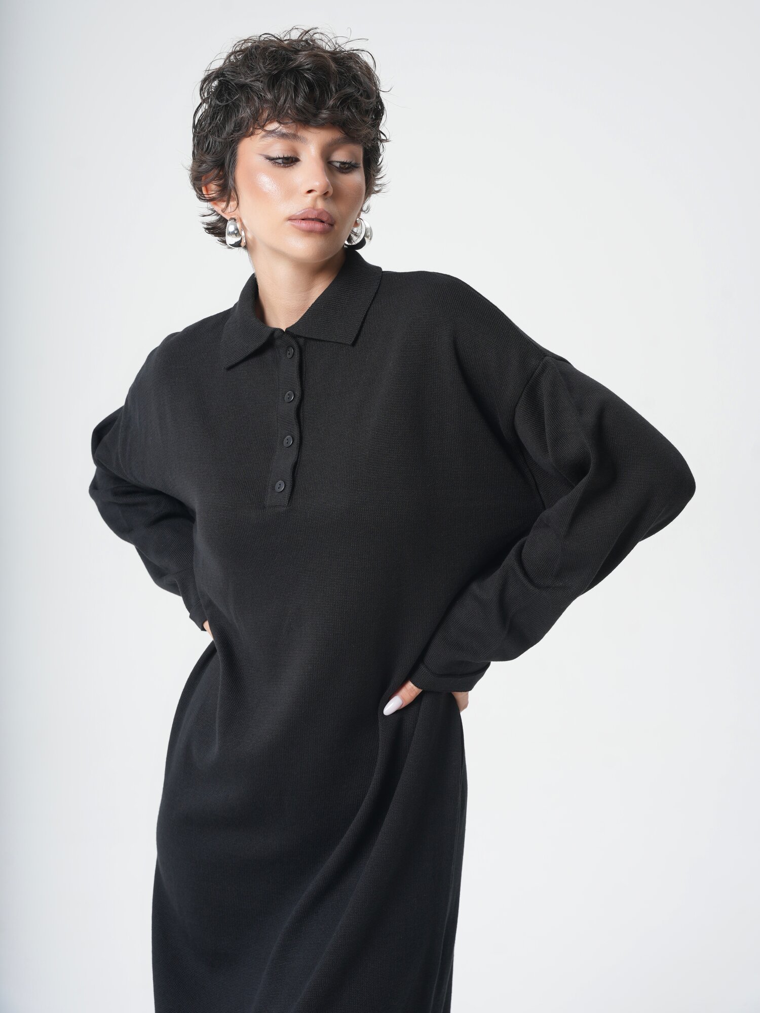 Платье KIVI CLOTHING, размер 40-48, черный