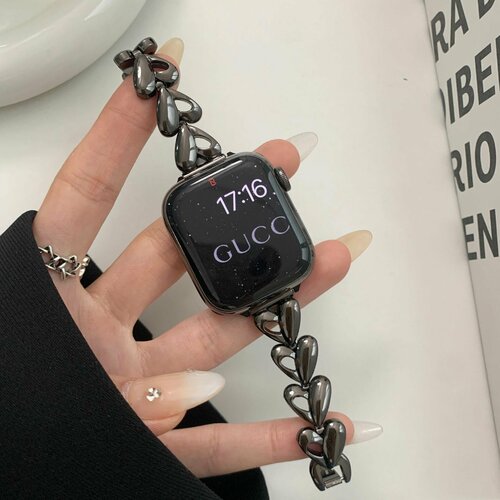 Ремешок, для Apple Watch, 42-49 мм, черный