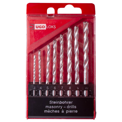 Набор сверл Ugo Loks 3–10 мм, 8 штук