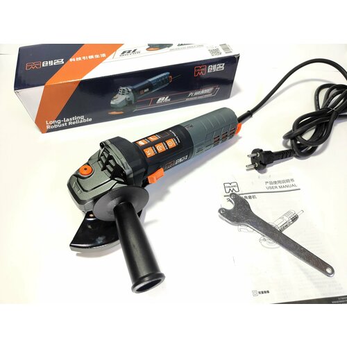 Угловая шлифмашина CHUANG CA1313T 125мм 1550Вт бесщеточная сетевая с регулировкой оборотов 13700₽