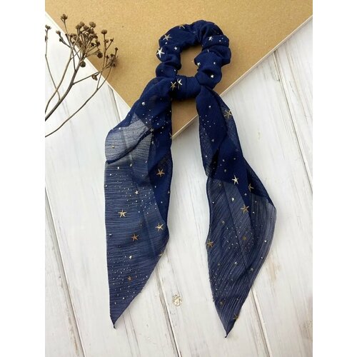 Резинка для волос с лентой платок