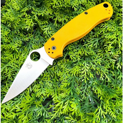 Складной нож Steelclaw Боец-2 сталь D2, рукоять желтый G10, вес 110 грамм