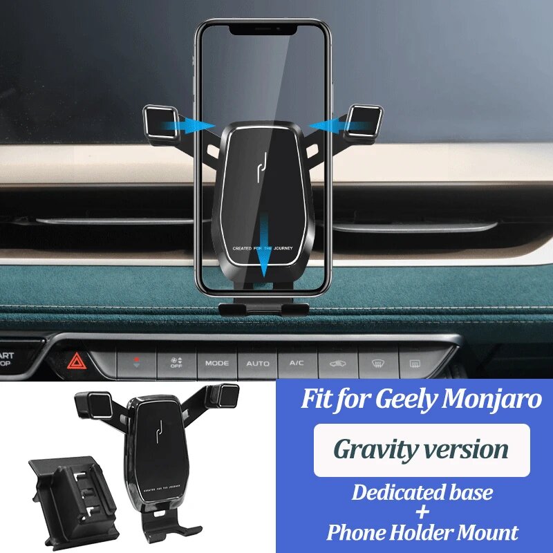 LINNUNU джили монжаро Geely Monjaro KX11 автомобильный держатель для телефона в машину, автоматическое зажимное крепление, горизонтальное и вертикальное размещение Gravity