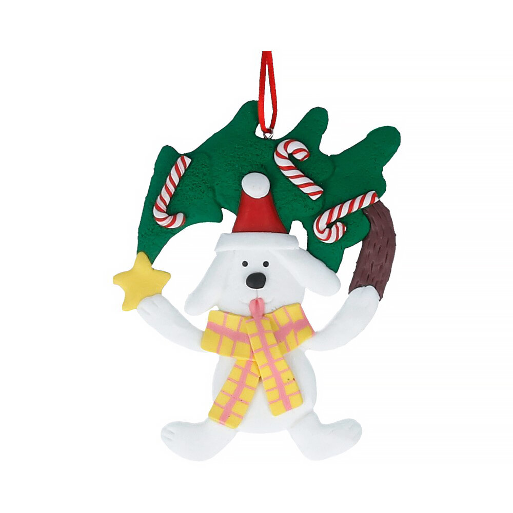 Ремеко Новогоднее украшение Собачка 10 х 1 5 х 11 см 253670