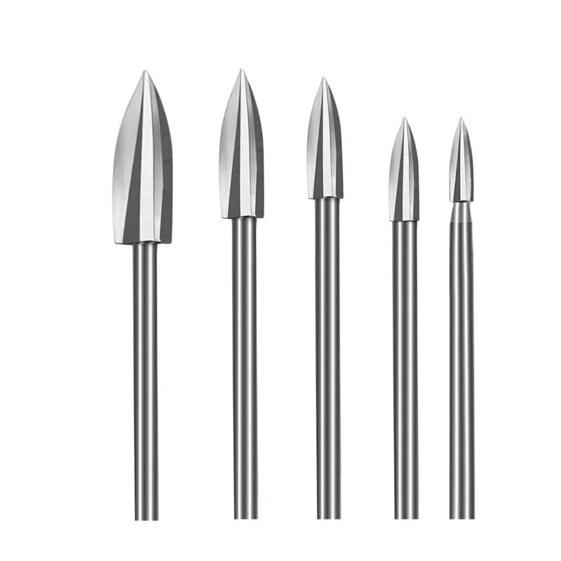 Набор сверл для резьбы по дереву Dremel 5 шт Серебристый