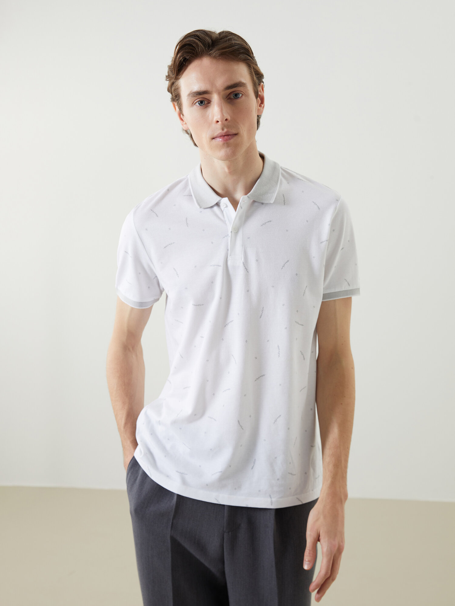 Поло LC Waikiki, 1 шт., размер 2XL, белый