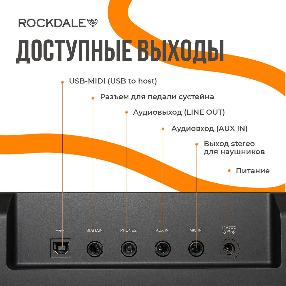 Синтезатор ROCKDALE Premiere 2 — фото 1