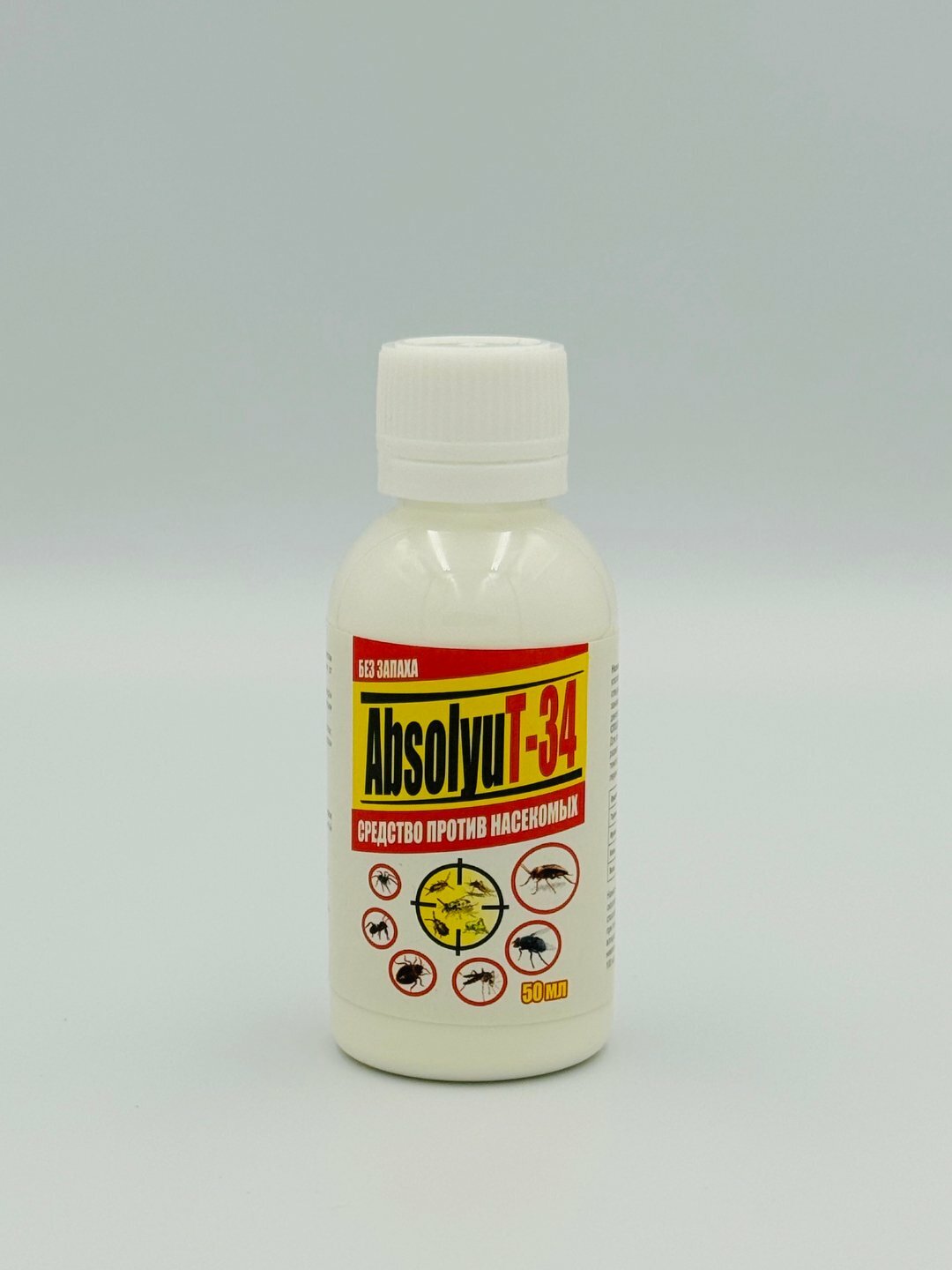 Средство от скорпионов, тараканов, клопов, блох, отрава против насекомых "Absolut-34" 50 мл