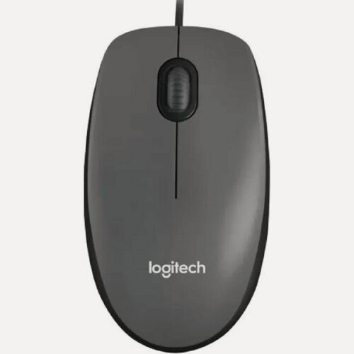 Изображение товара Logitech 910 - 001793 Мышь M90 Проводная USB Dark Grey темно - серая RTL
