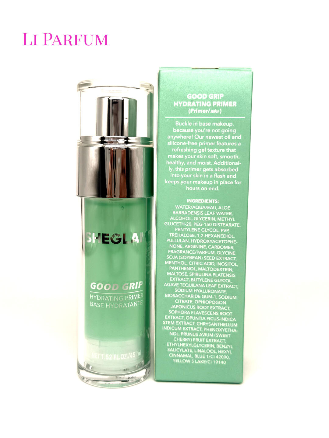 SHEGLAM Good Grip Hydrating Primer — увлажняющий праймер для лица, база под макияж, фиксация макияжа, 45 мл — фото 1