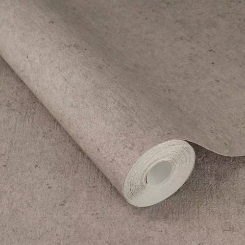 Изображение товара Обои флизелиновые Раш (Rasch) . Матовые моющиеся, однотонные под штукатурку коричневые 520873