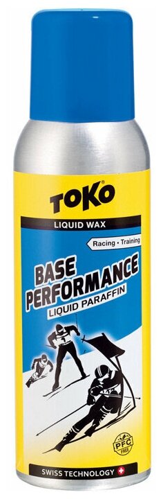 Жидкий высококонцентрированный парафин Toko Base Performance Blue -10.-30°C , синий, 100 мл