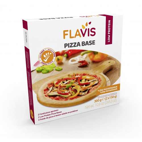 Основы для пиццы с низким содержанием белка Pizza Base, т. м. FLAVIS, 300 г