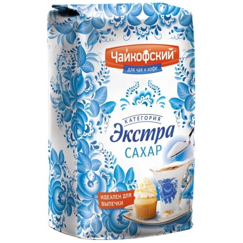 Сахарный песок Чайкофский 900г, 1 шт.