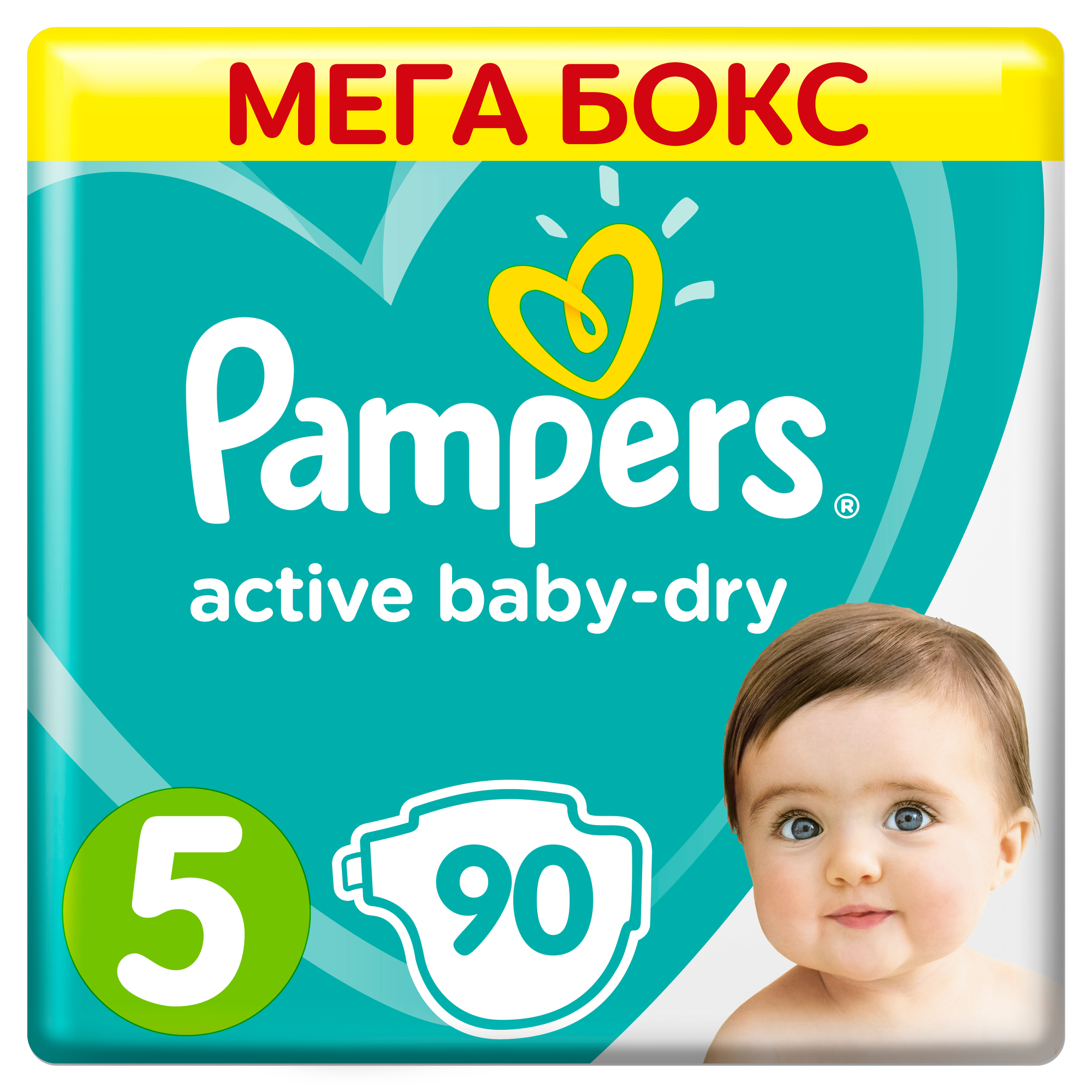 Pampers подгузники Active Baby-Dry 5 11-16 кг