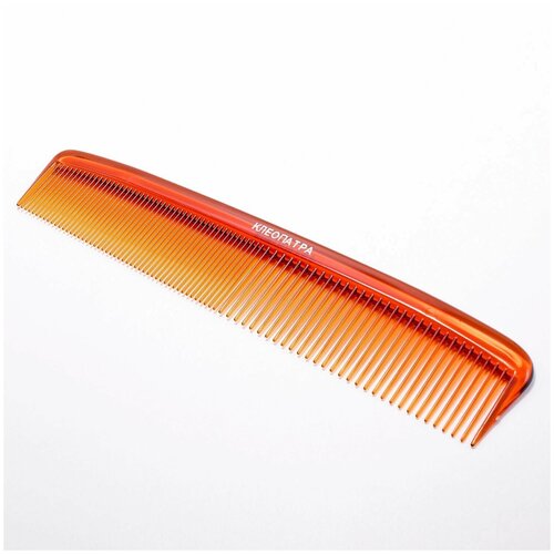 Расческа-гребень для волос, цвет оранжевый, длина 22.5 см, 1 шт.