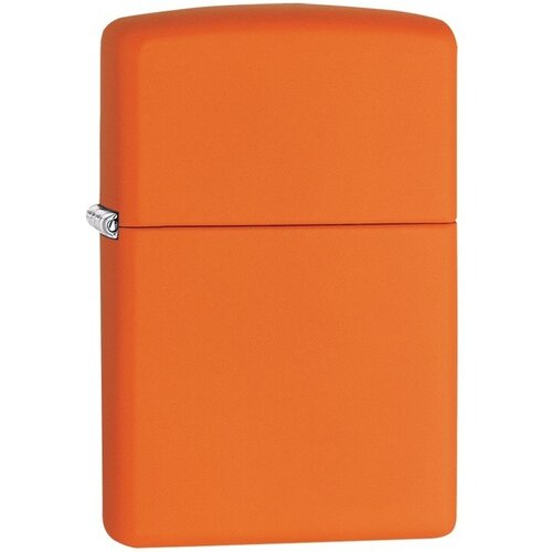 Зажигалка ZIPPO Classic с покрытием Orange Matte, латунь/сталь, оранжевая, матовая, 38x13x57 мм