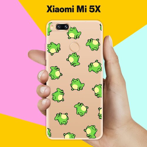 Силиконовый чехол на Xiaomi Mi 5X Лягушки / для Сяоми Ми 5 Икс