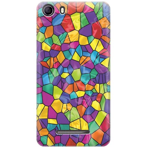 фото Cиликоновый чехол на bq bqs - 5065 choice / би кью 5065 с принтом "яркая мозаика" gosso