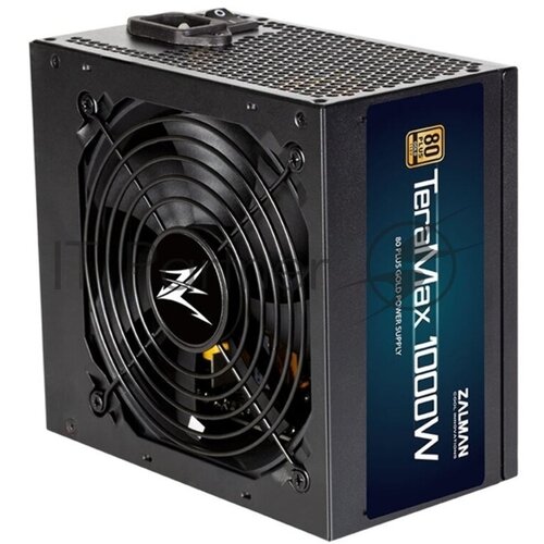 Блок питания Zalman ZM1200-TMX, 1200W, ATX12V v2.52, APFC, 12cm Fan, 80+ Gold, Full Modular, Retail блок питания 1200w zalman zm1200 arx