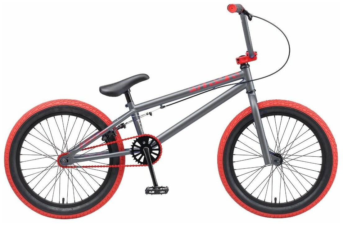 Велосипед BMX TECH TEAM MACK 2021 серый