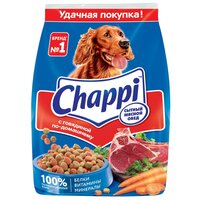 Сухой корм Chappi для собак всех пород говядина по-домашнему 600г