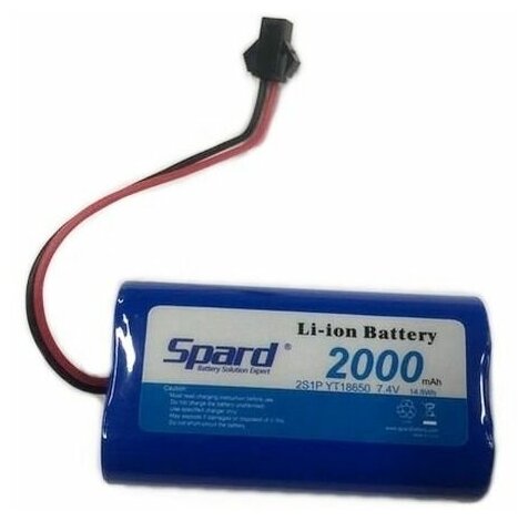 Аккумулятор Li-Ion Spard 7,4V 2000mAh+PCM+SMP для игрушек