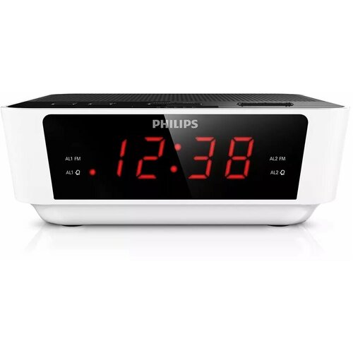 Радиобудильник PHILIPS AJ311512 бело-черный 346400₽