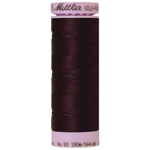 Нить для машинного квилтинга SILK-FINISH COTTON 50, 150 м 100% хлопок 0481 Plum Perfect ( 9105-0481 )