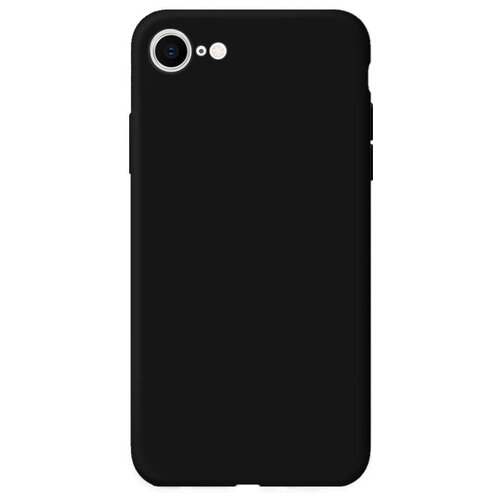 фото Чехол панель-накладка mypads для iphone 7 ультра-тонкая полимерная из мягкого качественного силикона (черный)