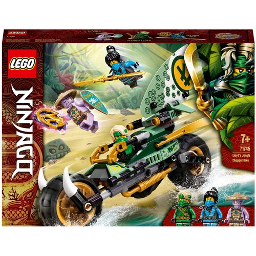 конструктор lego ninjago 71757 робот ниндзя ллойда Конструктор LEGO Ninjago 71745 Мотоцикл Ллойда для джунглей, 183 дет.